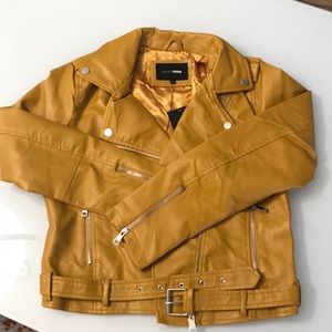 Yellow Leather Jacket